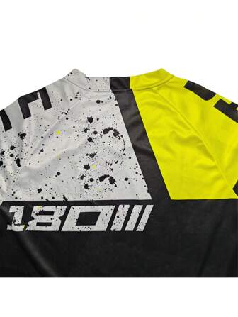 FOXFTA 山地自行车运动服骑行服赛车衫 MTB BMX ATV 速降 DH 越野摩托车 T 恤男式健身衬衫长袖 T 恤速干透气衬衫 2025