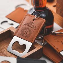 Abridor de cerveja personalizado gravado, abridor de garrafas com logotipo, presente para namorado, chave para abridor de garrafas, presente para ele, presente de aniversário, presente para padrinhos, presentes - Multicolorido - Ver 7