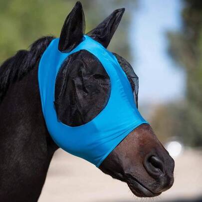 1pc Lightweight New Style Horse Face Mask, Breathable Anti-Mosquito Horse Head Cover, New Horse Head Mask