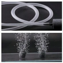 Silicone Aquarium Oxygen Pump Hose, Air Bubble Stone, Fish Tank, Pond Pump Tube, Material, 4*6mm, 1m, 5m, 10m,20m
