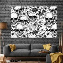 1 片 3D 骨架可撕大理石壁纸 - 防水，可拆卸接触纸 15.74x196.85 英寸适用于客厅、厨房、卧室、宿舍家居装饰和家具翻新墙纸墙贴房间装饰墙贴