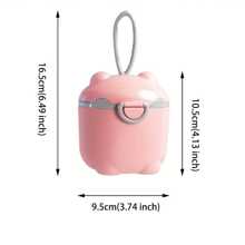 1pc Custom Name Milk Powder Storage Box, Travel Portable Storage Container, Newborn Baby Memorial Gift, Customized Birthday Gift