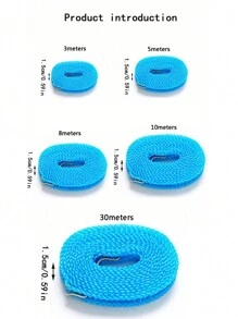1 pièce Corde à linge portable et pare-vent pour l'extérieur et le voyage, corde à linge pare-vent antidérapante, conception de style clôture, convient pour l'utilisation de camping en extérieur
