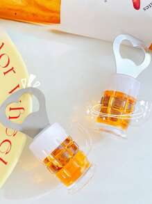 1个，卡通啤酒开瓶器创意磁性冰箱贴3D立体酒盒开瓶器开盖开葡萄酒开瓶器最佳礼物 - 彩色 - 查看 18