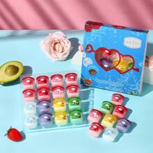 HEYXI 16 件装润唇膏套装，用于保湿、唇裂护理、日夜使用、唇膜家庭装、圣诞节和情人节礼物 - 彩色 - 查看 3