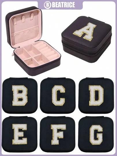 1 Organizador de Joias para Viagem, Caixa de Acessórios Multifuncional, Caixa para Cosméticos, Caixa de Joias em Couro PU, Caixa para Perfumes, Caixa Expositora de Joias Removível, Caixa de Joias com Múltiplas Camadas, Material Impermeável em PU para Guardar Colares, Brincos e Anéis, Presentes de Natal, Bolsa, Viagem, Presentes para Mulheres, Item Essencial para Mulheres, Item Essencial para Viagem, Bolsa, Bolsa de Mão Pequena, Item Essencial, Organizador de Maquiagem, Organizador de Maquiagem, Bolsa, Porta-Pincéis, Mini Bolsa, Bolsa de Grande Capacidade