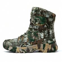 Women's Hunting Boots Hiking Boots Lightweight Camouflage Boots Men's Desert Boots Tactical Boots - Green - View 2