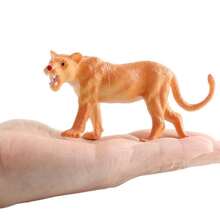 Realistic Animal Model Figurines, Lion, Tiger, Rhino, Hippopotamus, Giraffe Ornamental Collectibles