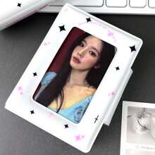 Youcheng 1 chiếc giá đỡ thẻ hình bướm mini Album, chất liệu PU đen trắng, phong cách bướm thẩm mỹ của Ins, kích thước 3"X3.5" giá đỡ thẻ ảnh, thích hợp cho Album hình ngôi sao, Anime, thiết bị ngoại vi trò chơi, bộ sưu tập và bảo vệ thẻ - trắng - Xem 9