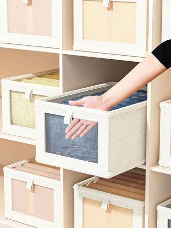 1 件无纺布衣柜整理袋衣服收纳袋包装袋大容量无纺布衣服收纳袋衣服包装盒整理袋防尘布衣服收纳袋防潮衣服整理袋衣柜整理器便携式整理器多功能衣物容器旅行必需品旅行配件度假暑假返校