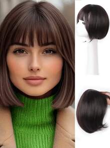 女士用刘海和层次假发，可遮盖白发并增加发量 - 彩色 - 查看 12