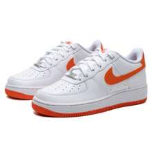 Nike Giày thể thao dành cho thanh thiếu niên, giày thường ngày cổ thấp AIR FORCE 1 BG. - màu trắng/màu cam bắt mắt - Xem 3