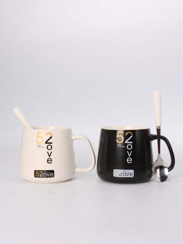 1 xícara de café de cerâmica de 350 ml, xícara de leite para café da manhã, xícara para casal, presente de casamento, xícara de chá para uso doméstico e comercial, xícara de chá da tarde, caneca de cerâmica para volta às aulas