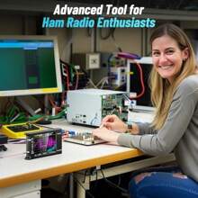 NanoVNA-H4 Vector Network Analyzer 10KHz-1.5GHz HF VHF UHF 4 Inch Touch Screen Antenna Analyzer Measuring S Parameters Voltage Standing Wave Ratio Phase Delay Smith Chart - 4Inch - View 8