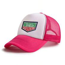 1 pieza Gorra de béisbol unisex de diseño nuevo con icono de letra en inglés, gorra snapback casual protectora solar, adecuada para primavera, verano, otoño e invierno - multicolor - Ver 18