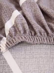 4/6/8pcs Geometric Print Lounge Chair Covers, All Season Universal Patio Recliner Cover, Washable For Office, Living Room, Home Decor