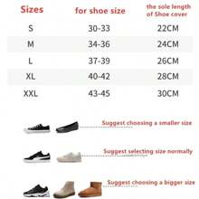 Waterproof Silicone Shoe Cover Rain Boots Cover Non-Slip Shoes Protector Outdoor Reusable Thickened Footwear