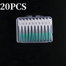 200/120/20支/盒牙线棒牙齿清洁牙间刷牙线棒口腔卫生护理超细牙线 - 彩色 - 查看 13