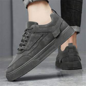 New Fashionable Flat Casual Sneakers, Daily Work Shoes, Comfortable Shoes, Anti-Slip Durable Men Shoes