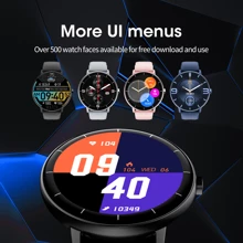 Smartwatch Maxwear GTR10 Pantalla de 1,43 pulgadas Llamada Bluetooth impermeable frecuencia cardíaca para detectar el modo de movimiento - Plateado - Ver 10