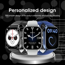 Smartwatch Maxwear GT7Pro Pantalla de 2,06 pulgadas Seguimiento de la salud deportiva GPS llamada Bluetooth impermeable AI - Negro - Ver 4