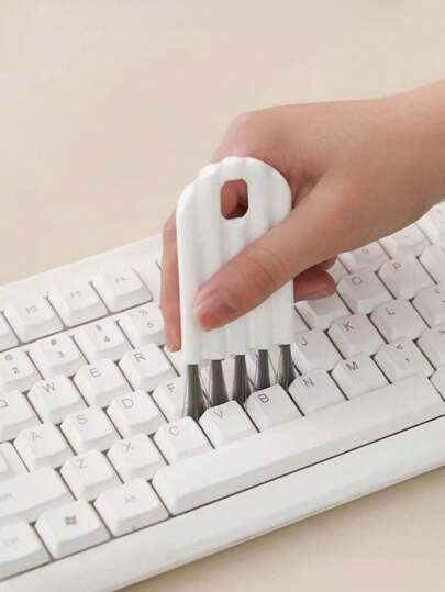 1 pezzo/3 pz/5 pz Spazzola a spirale per tazze, spazzola per fessure di tastiere, spazzola per la pulizia di scanalature di tappi di bottiglie, spazzola multifunzione per la pulizia di spazzole per capelli, articoli per il ritorno a scuola