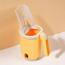 [ ] Cat Litter Scoop With Detachable Garbage Bag Holder - Plastic Shovel With Splash Guard For Easy Litter Box Cleaning - Suitable For All Cat Breeds (Garbage Bag Style Random) - Multicolor - View 8