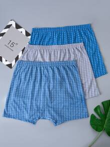 3pcs Men Loose, Soft, Drawstring Waist Plus Size Long Aladin Pants - Multicolor - View 2