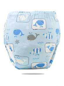 3 pièces Couche-culotte d'entraînement pour bébé et protection de couche lavable, sous-vêtement d'entraînement respirant 6 couches, couches en gaze respirantes pour toutes les saisons, couche-culotte d'entraînement pour enfants, couche-culotte lavable pour bébés, sous-vêtement d'entraînement lavable pour filles et garçons en formation à la propreté