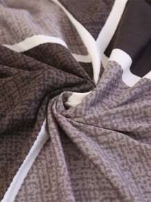 4/6/8pcs Geometric Print Lounge Chair Covers, All Season Universal Patio Recliner Cover, Washable For Office, Living Room, Home Decor