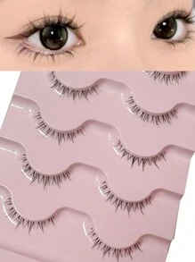 5/20Pairs Lower Fake Lashes 5-7mm Air Lower Eyelashes Fairy Segmented Natural Under Lashes Manga Bottom Lashes Makeup Tools Eyelash Extension Strip Lashes, Lashes, Eyelashes, Fake Lashes - Criss Cross lashes - View 6