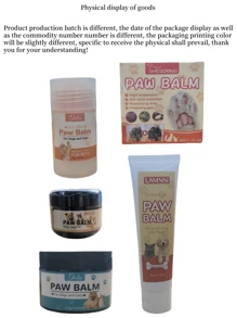 Pet Foot Care Stick, Dog And Cat Paw Anti-Crack Moisturizing Cream Pet Care, Screw Rod Design Does Not Dirty Hands More Convenient. - Multicolor - View 10