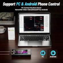 NanoVNA-H4 Vector Network Analyzer 10KHz-1.5GHz HF VHF UHF 4 Inch Touch Screen Antenna Analyzer Measuring S Parameters Voltage Standing Wave Ratio Phase Delay Smith Chart - 4Inch - View 6