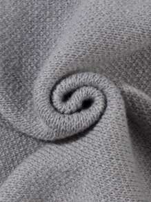 Men's Sweater, Warm For Autumn And Winter, European And American Style, Unisex, Loose Fit, Business Casual, High Street, Niche Design, Long Sleeve, Drop Shoulder, Minimalist Crew Neck Knit Top