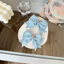 2 pezzi Fermagli per capelli a forma di cuore con strass e farfalle, stile principessa, accessori per capelli eleganti per signore, fermagli per capelli, barrette per capelli, per la scuola, eleganti, per il college