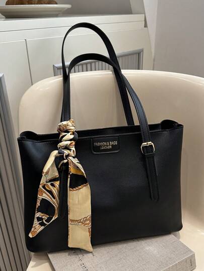 Nuevo bolso de hombro versátil, elegante y de unicolor de lujo para mujer