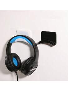 1 件/2 件现代壁挂式实用挂钩，塑料耳机和帽子支架，易于安装，无需钻孔，桌子下方挂钩用于游戏耳机展示 - 彩色 - 查看 8