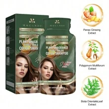 10 Pieces/Box Of Hair Dye Bubble Shampoo, Natural Plant Permanent Hair Dye, Gentle And Harmless To The Scalp, Long-Lasting Color, Suitable For Both Men And Women, Dye Fashionable Hair Color