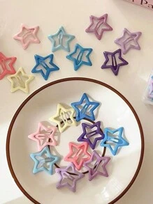 15/30 pezzi Pinze per capelli stile Y2K, colore caramella, accessori per capelli stile dopamina luccicante, clip per capelli di Ognissanti, dolci e carini clip a farfalla, colore casuale, elementi essenziali per festival musicali, pinze per capelli, mollette per capelli