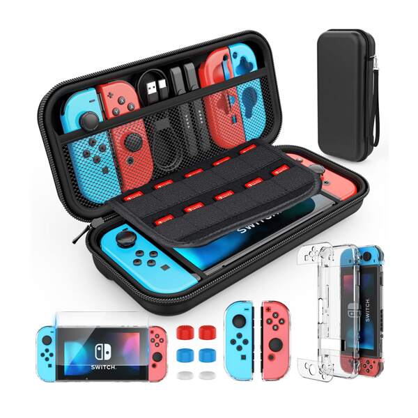 Kit completo per Lite - inclusi custodia, pellicola in vetro temperato e copri-pollici in gomma