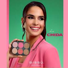 Paleta para rostro, Iluminador, maquillaje, Polvo de hadas, rubor, contorno, bissu - 03 LA BUENAZA - Ver 7