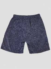 PLUS SIZE Men's Bermuda Cool Mesh Thin Breathable Short Imported Sports Casual Zipper Pocket Shorts - Màu tím - Xem 3