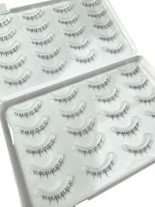 5/20Pairs Lower Fake Lashes 5-7mm Air Lower Eyelashes Fairy Segmented Natural Under Lashes Manga Bottom Lashes Makeup Tools Eyelash Extension Strip Lashes, Lashes, Eyelashes, Fake Lashes - Criss Cross lashes - View 3