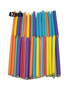 10 pezzi Rulli per capelli flessibili senza calore - Bacchette arricciacapelli pieghevoli per ricci morbidi in schiuma fai-da-te - Strumenti per acconciature per risultati naturali e da salone, Barra arricciacapelli universale in EVA - Rullo per capelli manuale con design a perla per bellezza e cura personale, Accessori per capelli, Ricci senza calore, Arricciacapelli, Prodotti e accessori per capelli per essenziali da viaggio per barbieri, saloni di bellezza, ritorno a scuola, vacanze