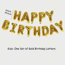 Verjaardagsfeestdecoraties Happy Birthday Ballonnen Banner Gouden Folie Fringe Gordijn Voor Mannen Vrouwen Verjaardagsfeestdecoratie