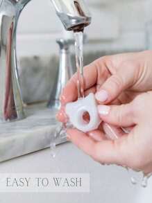 8/4/2 Stücke weiße & rosa Silikon Zehentrenner, weiche Zehentrenner, wasserdicht, geeignet für Sport & tägliche Fußpflege, Zehenschutz, Schutzmanschette