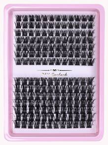 168片D型卷翘睫毛簇，长度10-16毫米，纤细自然，蓬松效果，适合DIY美睫。 - D - 查看 5