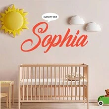 Personalized Name Wall Stickers, Children's Room Wall Stickers, Boy Girl Name Stickers, Name Stickers For Daycare Decoration, Name Vinyl Wall Stickers, Custom Name Stickers Gifts Birthday Graduation
