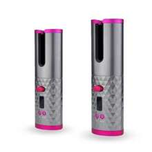 Hair Curler Set Cordless Automatic Rotating Hair Curler Curling Iron LED Display Temperature Adjustable Styling Tools Wave Styer - Multicolor - View 7