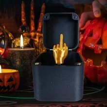 1pc Surprise Finger Gift Box, Funny Box Just For You, Pop-Up Prank Trick Hand Box, Adult Joke Gift Box, Funny Prank Gift Box - Black - View 3